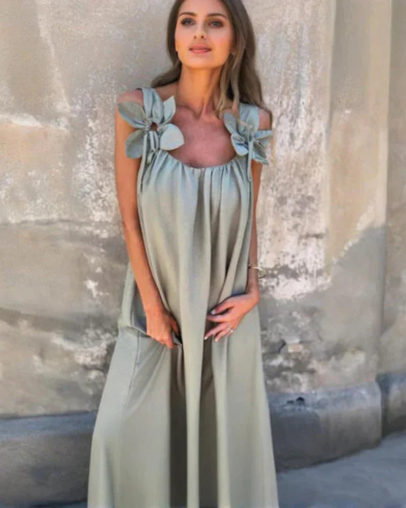 Saskia™ - Abito Maxy a Fiori
