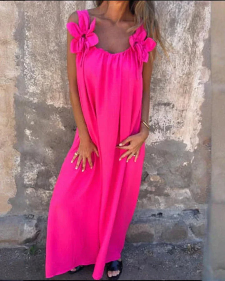 Saskia™ - Abito Maxy a Fiori