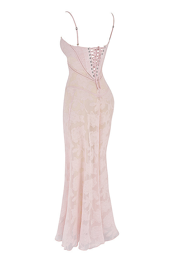 Paulette™ - Elegante abito lungo con corsetto