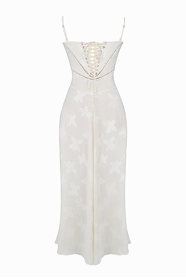 Paulette™ - Elegante abito lungo con corsetto
