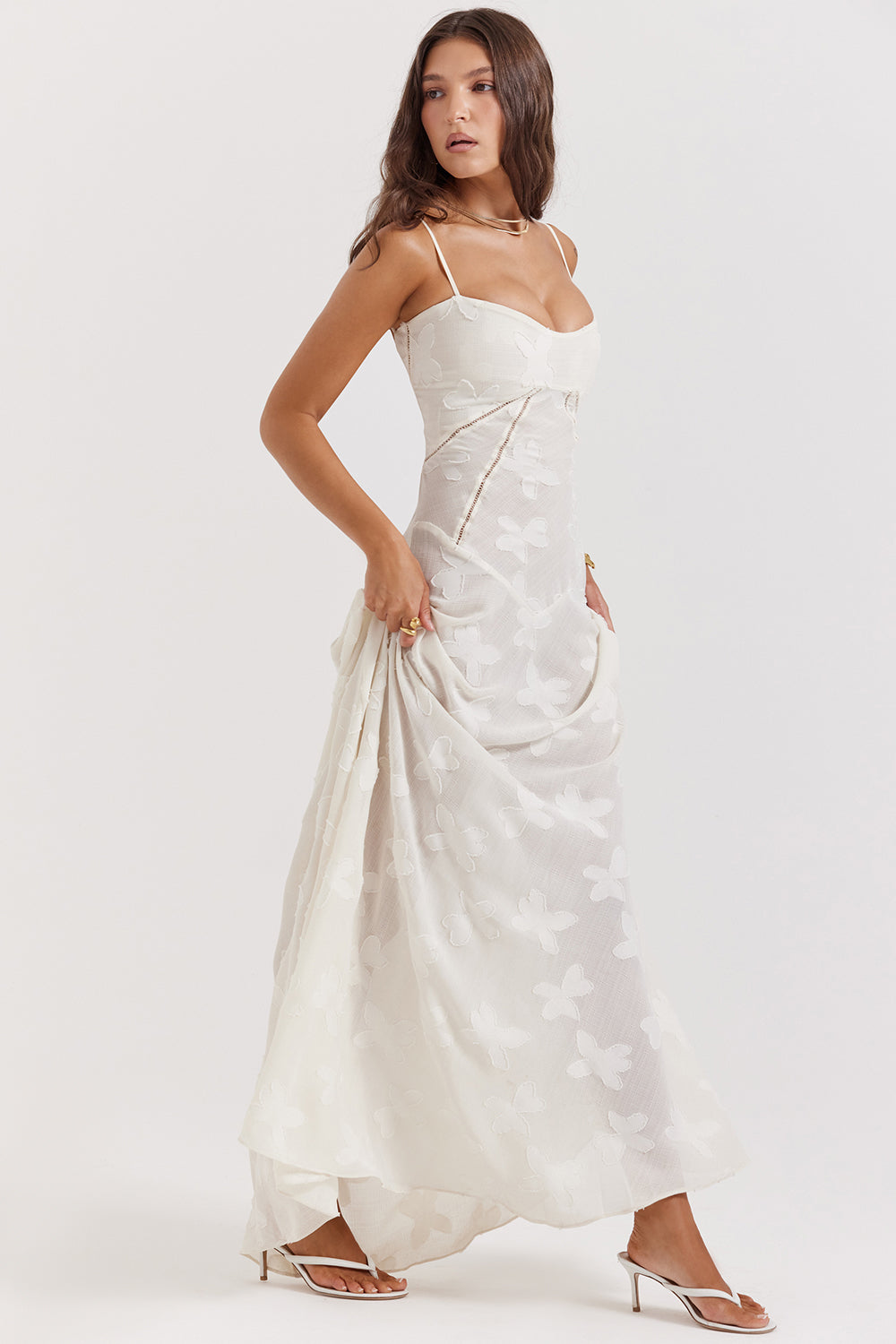 Paulette™ - Elegante abito lungo con corsetto
