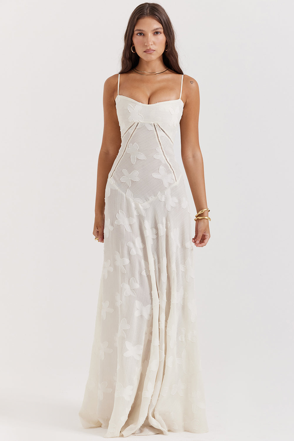 Paulette™ - Elegante abito lungo con corsetto