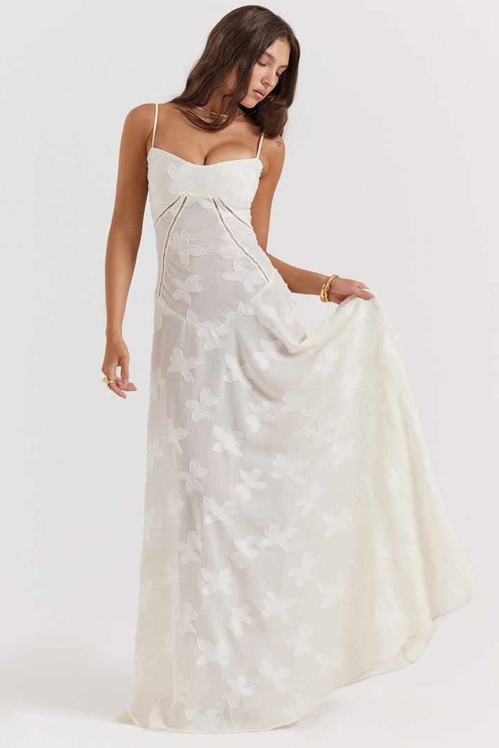 Paulette™ - Elegante abito lungo con corsetto
