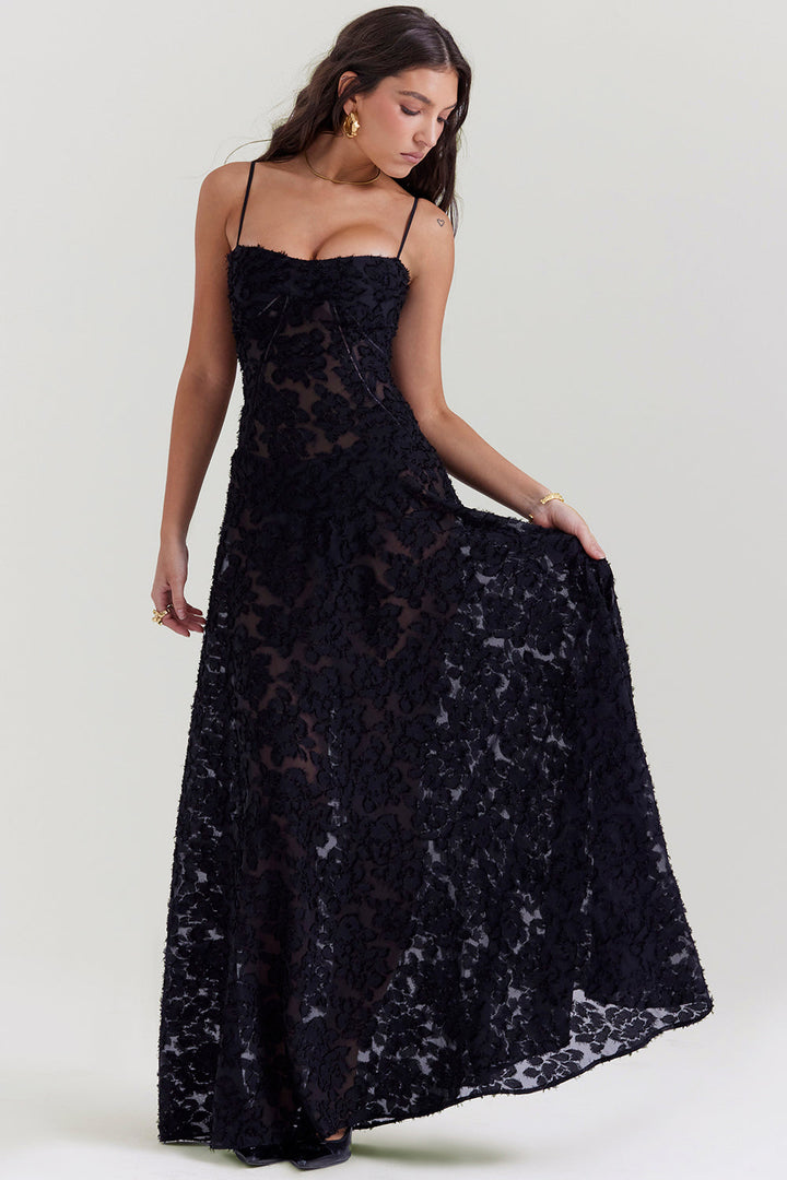 Paulette™ - Elegante abito lungo con corsetto