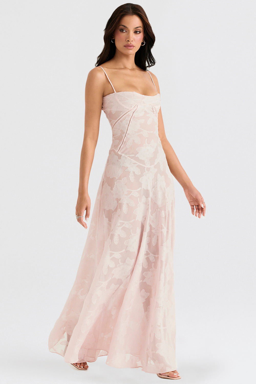 Paulette™ - Elegante abito lungo con corsetto