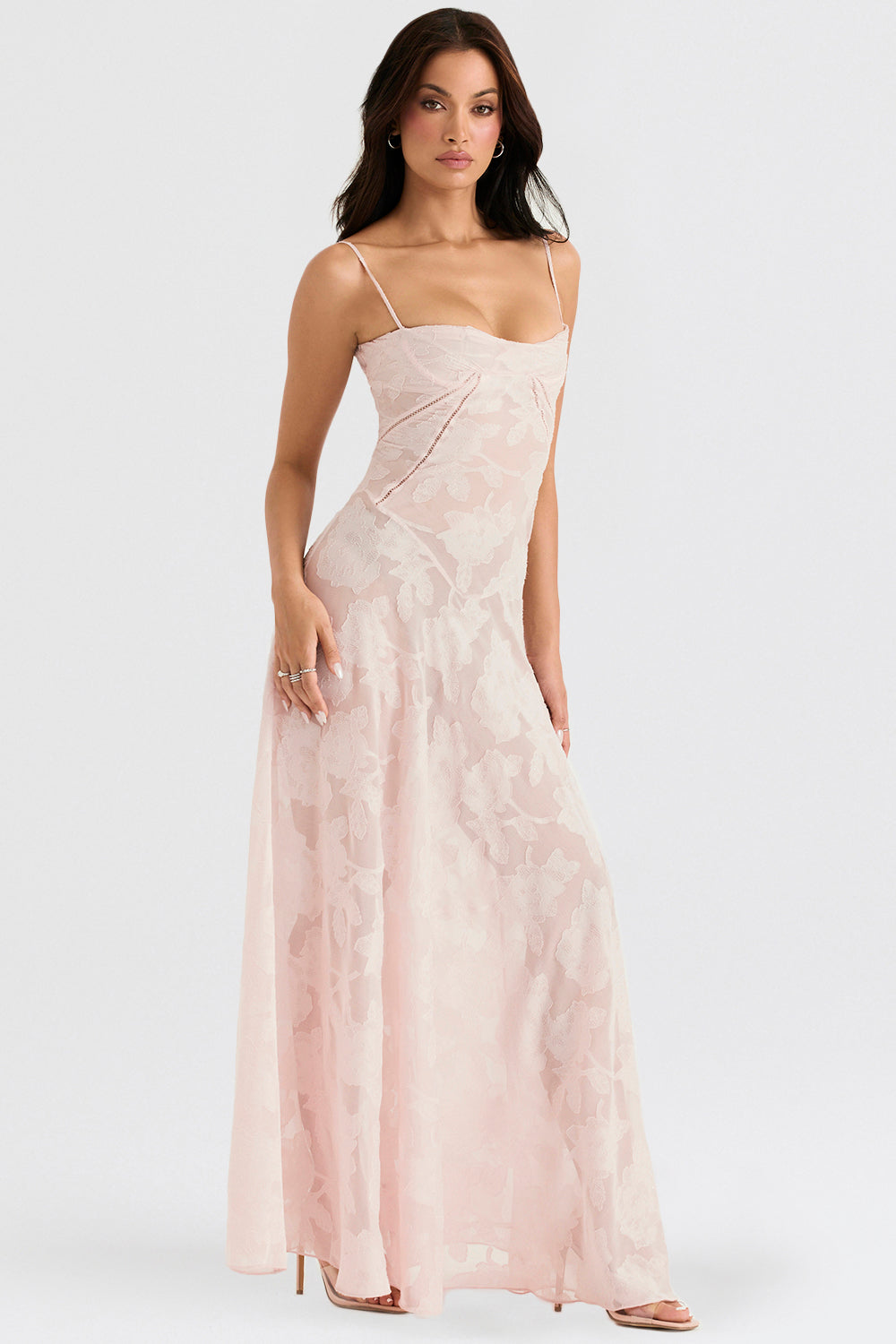 Paulette™ - Elegante abito lungo con corsetto
