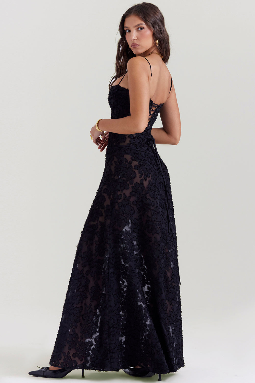 Paulette™ - Elegante abito lungo con corsetto