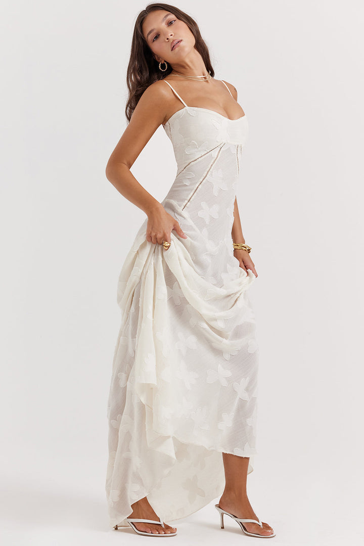 Paulette™ - Elegante abito lungo con corsetto