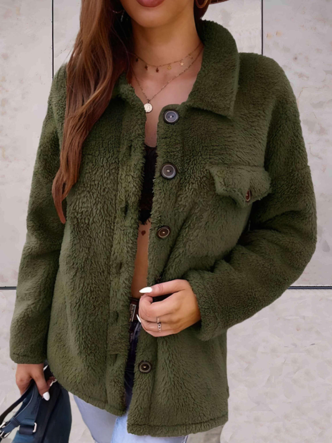 Chloé | Giacca con colletto a polo e bottoni