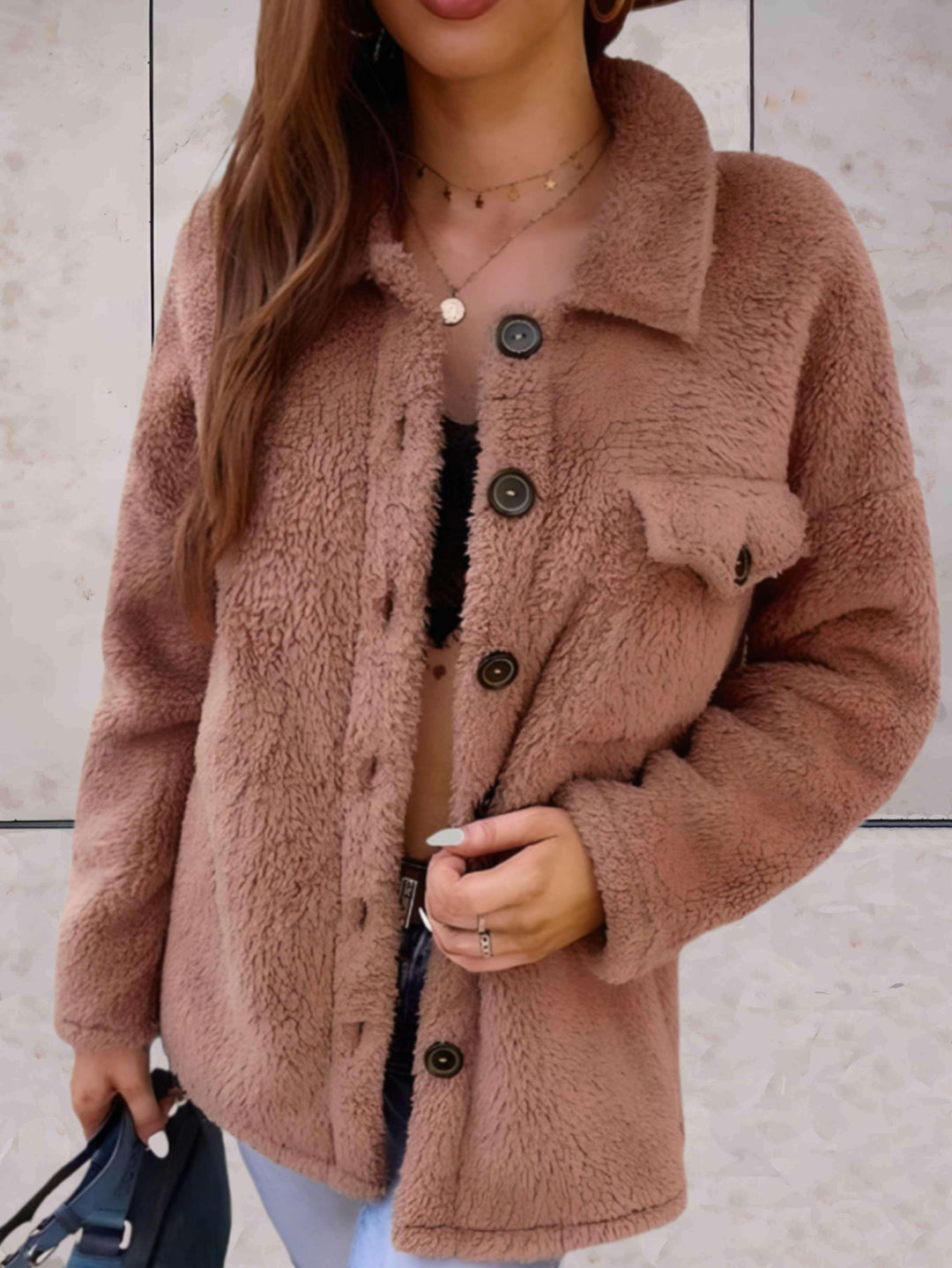 Chloé | Giacca con colletto a polo e bottoni