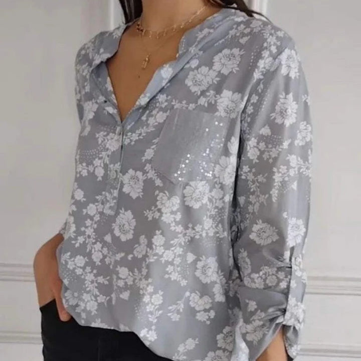 FRIEDLINDE I BLOUSE A MANICHE LUNGHE CON FIORI