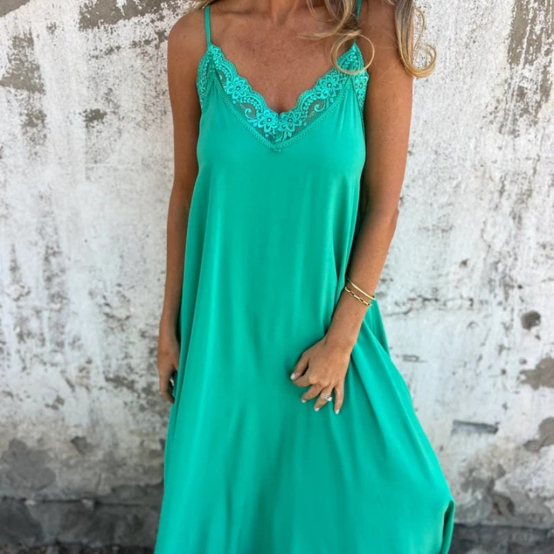 Ria™ | Abito elegante con scollatura a V