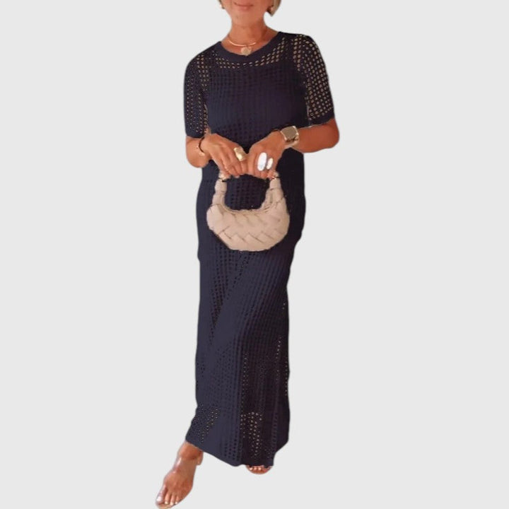 Meggie - Abito Maxi Lungo con Cut-Out