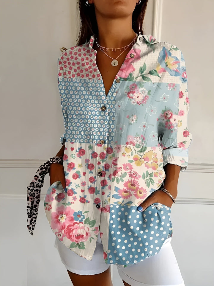 DESIREE | BLOUSE CON CHIUSURA A BOTTONI