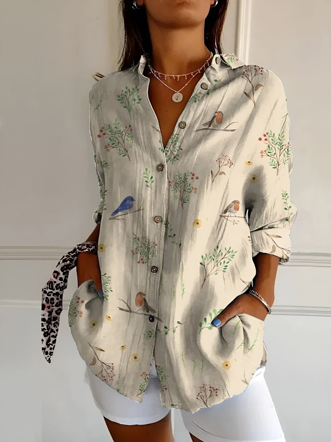 DESIREE | BLOUSE CON CHIUSURA A BOTTONI