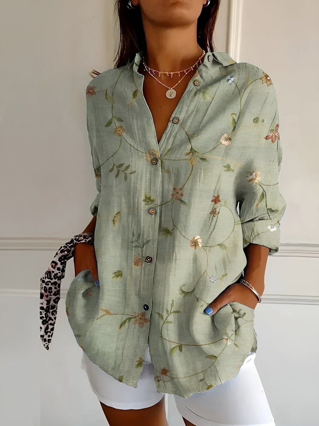 DESIREE | BLOUSE CON CHIUSURA A BOTTONI