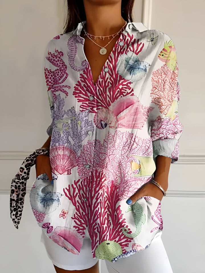 DESIREE | BLOUSE CON CHIUSURA A BOTTONI