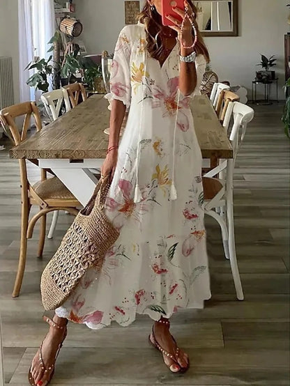 Dianna - Abito Boho con Copertura per la Pancia