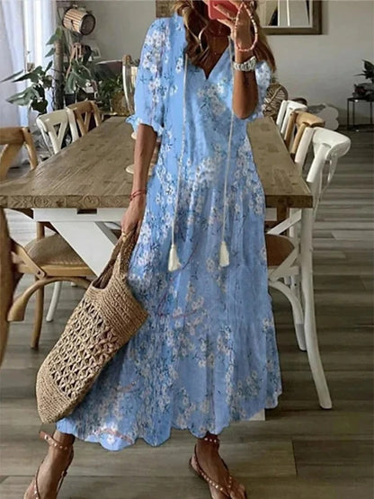 Dianna - Abito Boho con Copertura per la Pancia