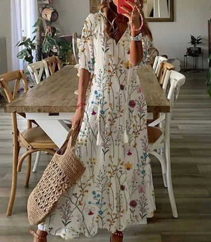 Dianna - Abito Boho con Copertura per la Pancia