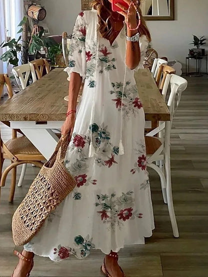 Dianna - Abito Boho con Copertura per la Pancia