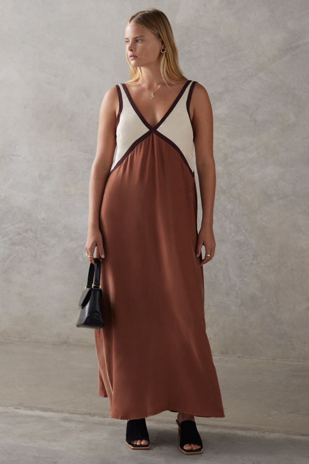 Loretta™ - Vestito midi effetto velluto