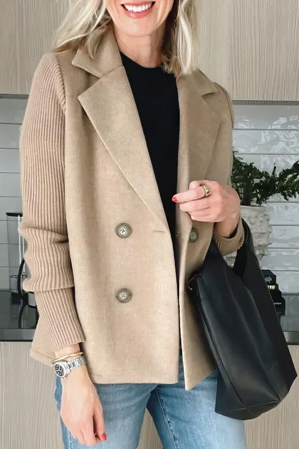 CLAIRE | Cardigan Patchwork jas